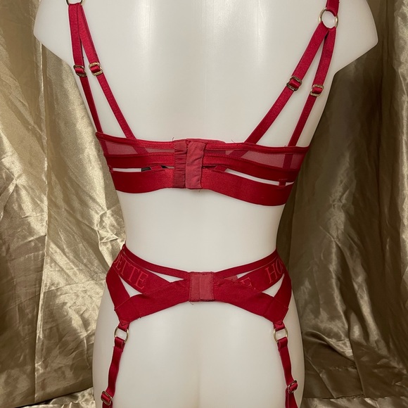 Honey Birdette Elvis Red Bra - Picture 3 of 8